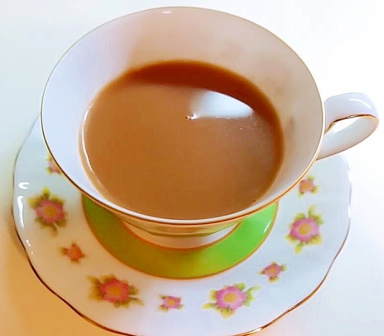 チョコソース紅茶