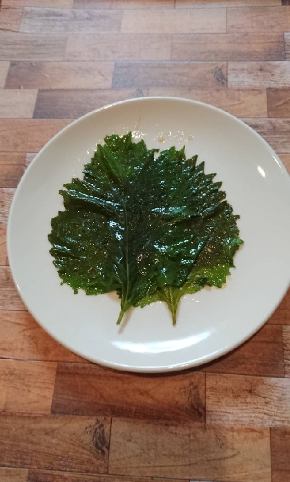 大葉の醤油漬け