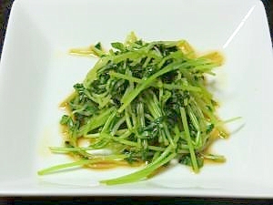 柚子胡椒風味☆豆苗のおひたし　