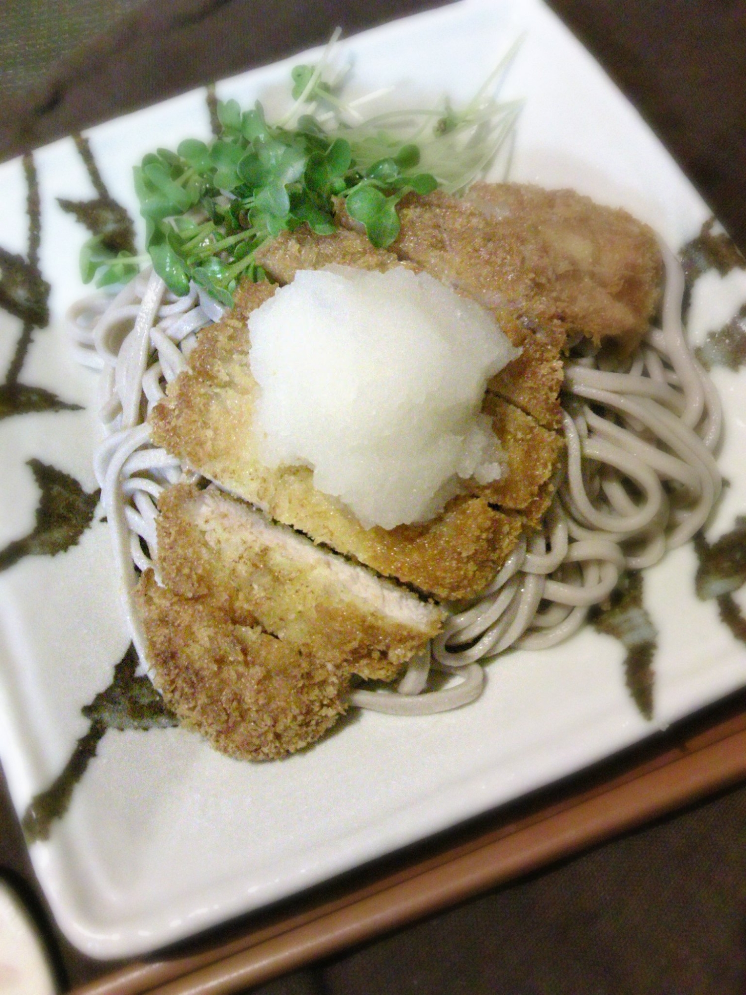 おろしとんかつ蕎麦