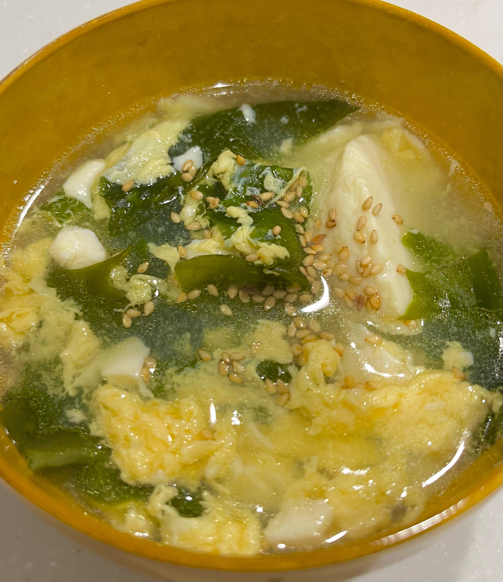 ワカ玉中華スープ