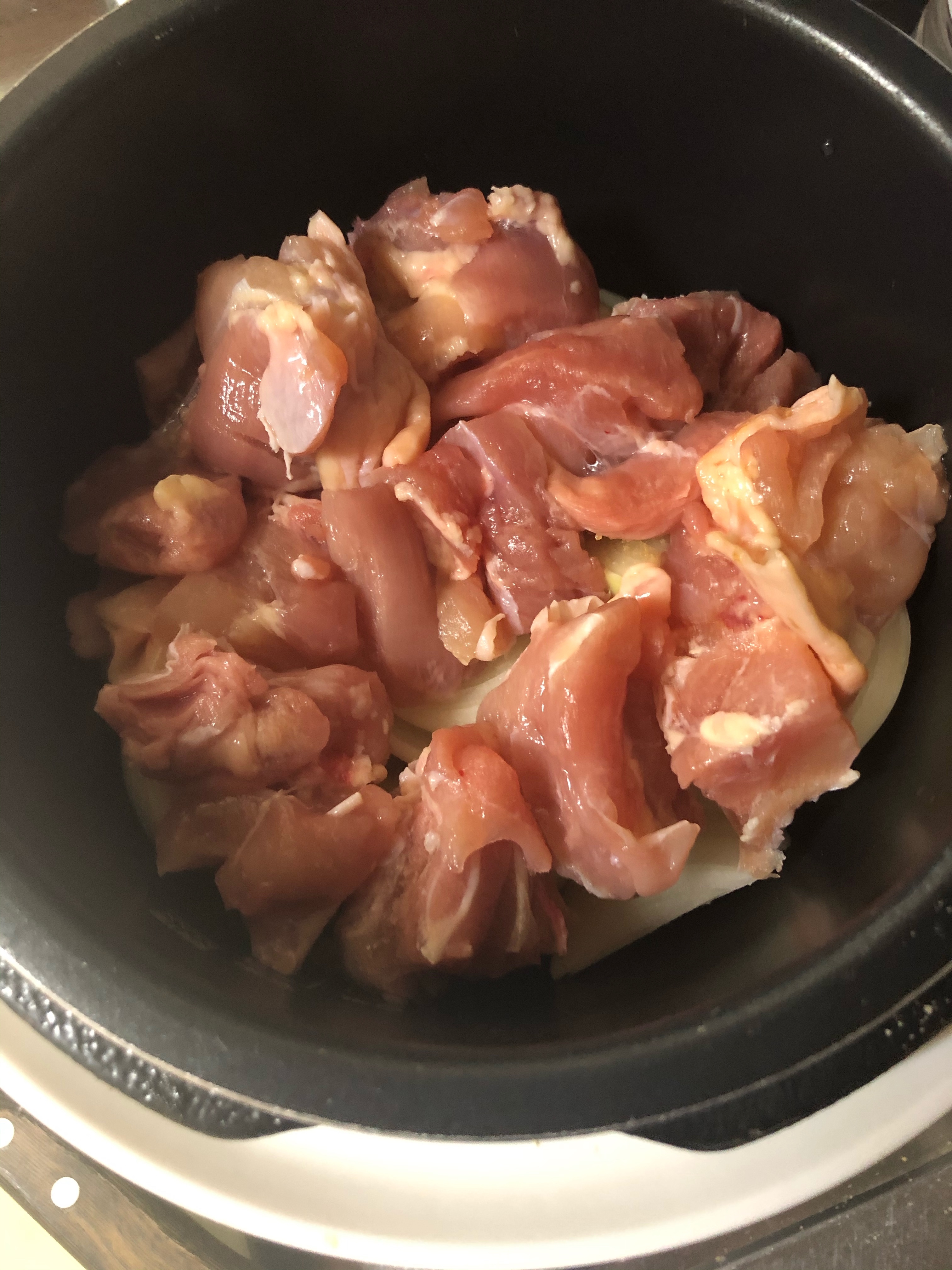 電気圧力鍋シロカで玉ねぎたっぷりとろける親子丼 レシピ 作り方 By Pincoponco 楽天レシピ