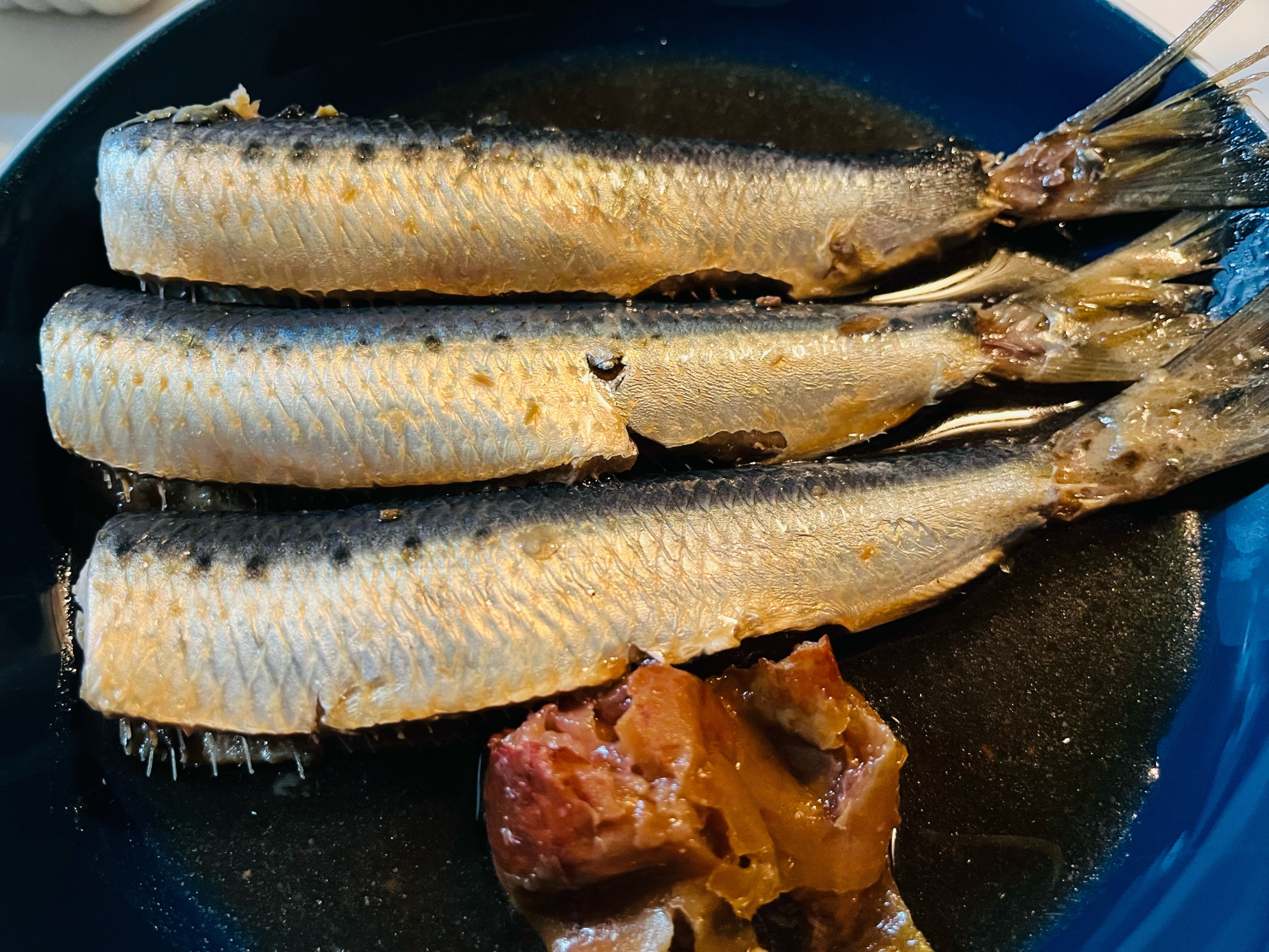 フライパンで。イワシの梅煮
