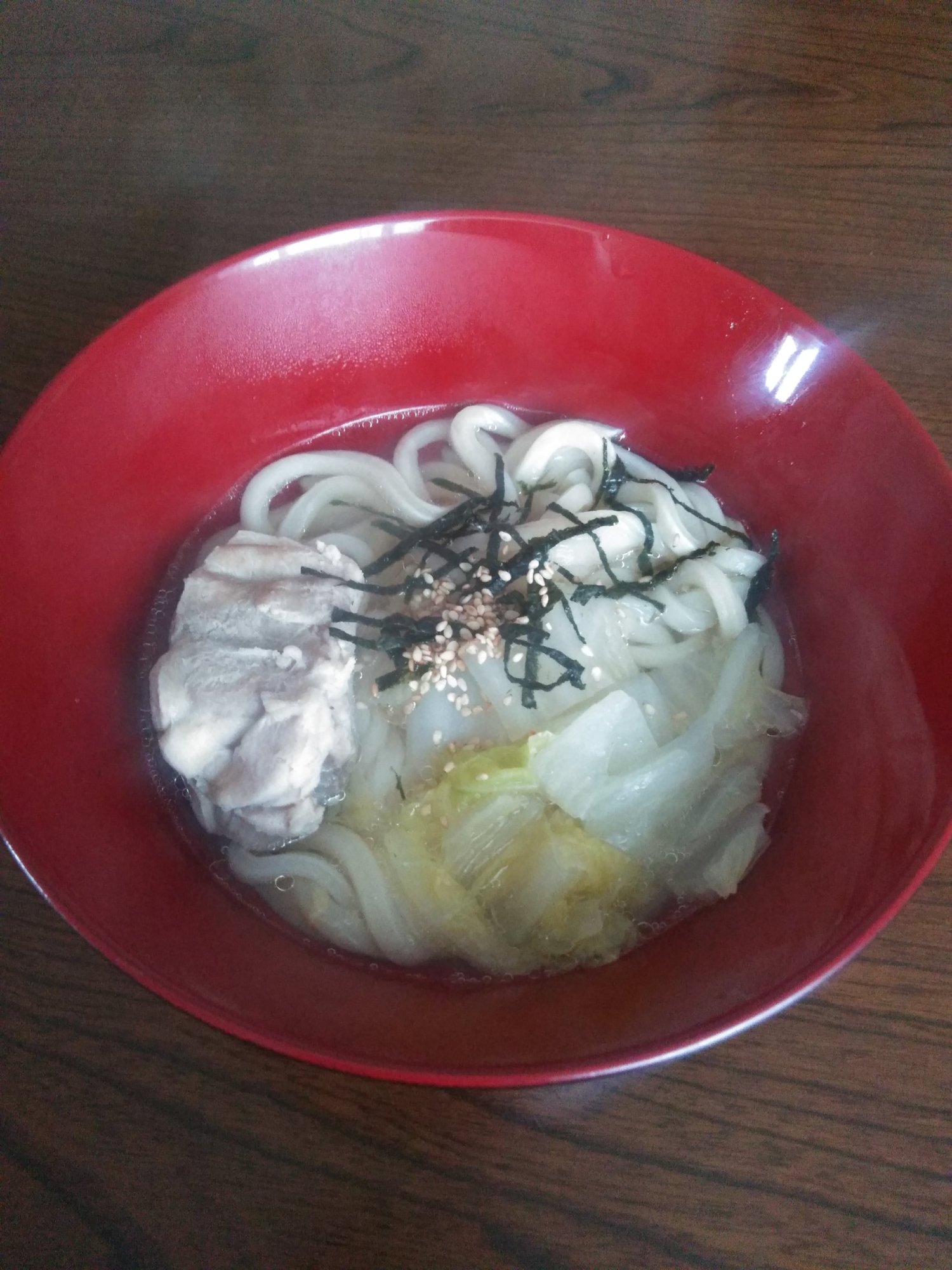 鶏のうどん