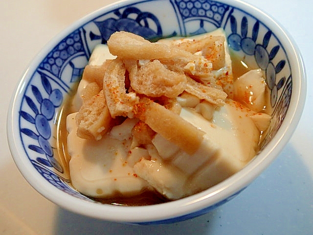 お豆腐とあげの煮物 レシピ 作り方 By ぷ みぃまま 楽天レシピ