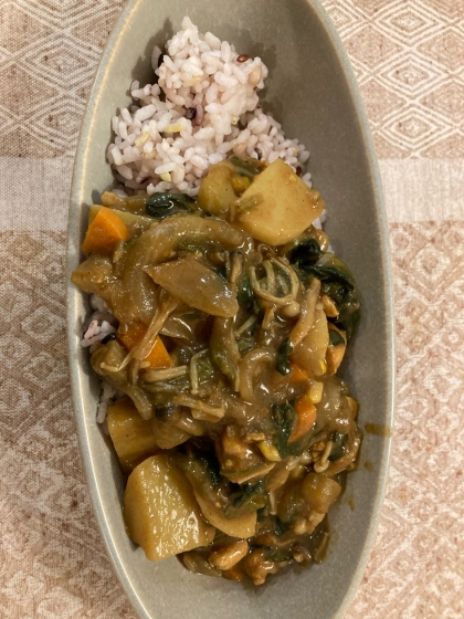 野菜はアレンジしました、美味しかったです！