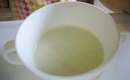 さっぱりしていて、枝豆の味もよくわかるし、おいしいスープでした(^o^)