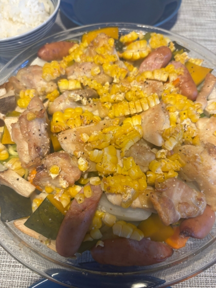 余っている野菜を投入しました！
美味しくできました！
ありがとうございます！