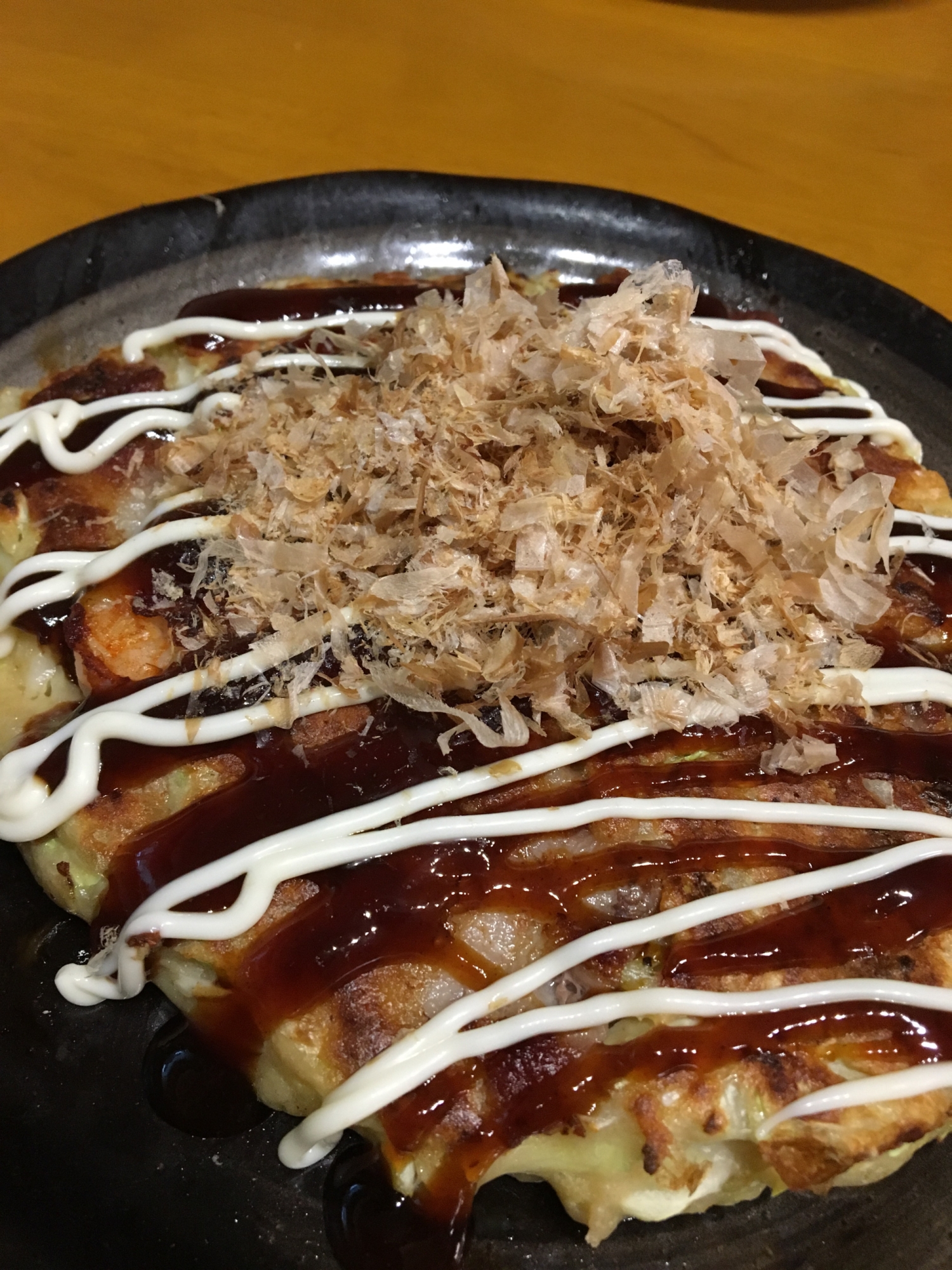 長芋でふんわり!お好み焼き