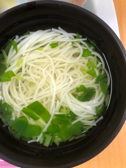 インスタント並みの手軽さ、ラーメン風にゅうめん