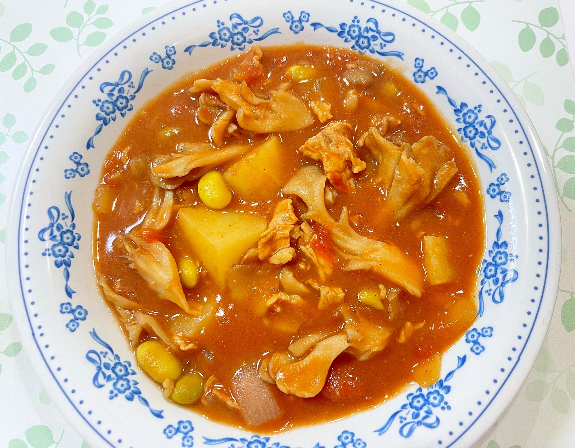 舞茸のトマトカレー