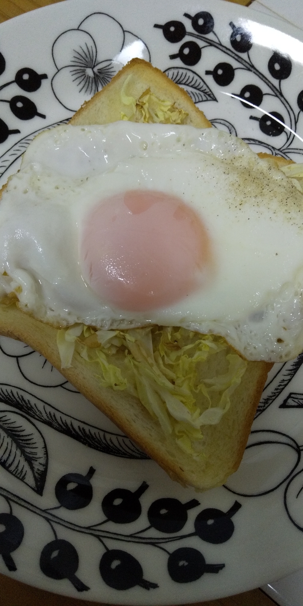 簡単☆目玉焼きトースト