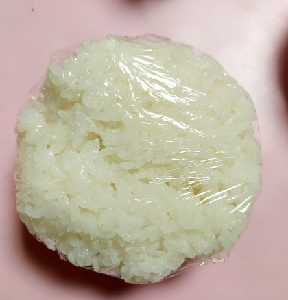 ほうれん草と明太子のおにぎり