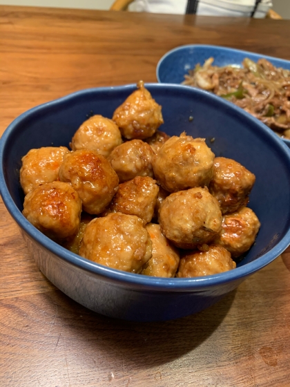 焼肉のたれで肉団子