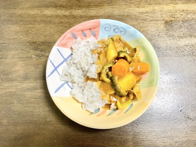 カレーレシピ　ゴーヤカレー