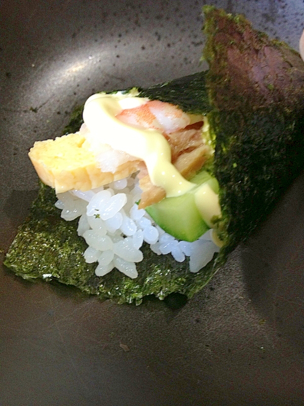 手巻き寿司〜サラダ巻き〜