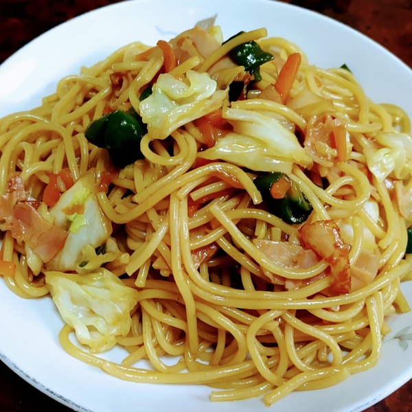 家にあるもので 焼きそば風パスタ レシピ 作り方 By さくたん72 楽天レシピ 家にあるもので 焼きそば風パスタ レシピ 作り方 By さくたん72 楽天レシピ