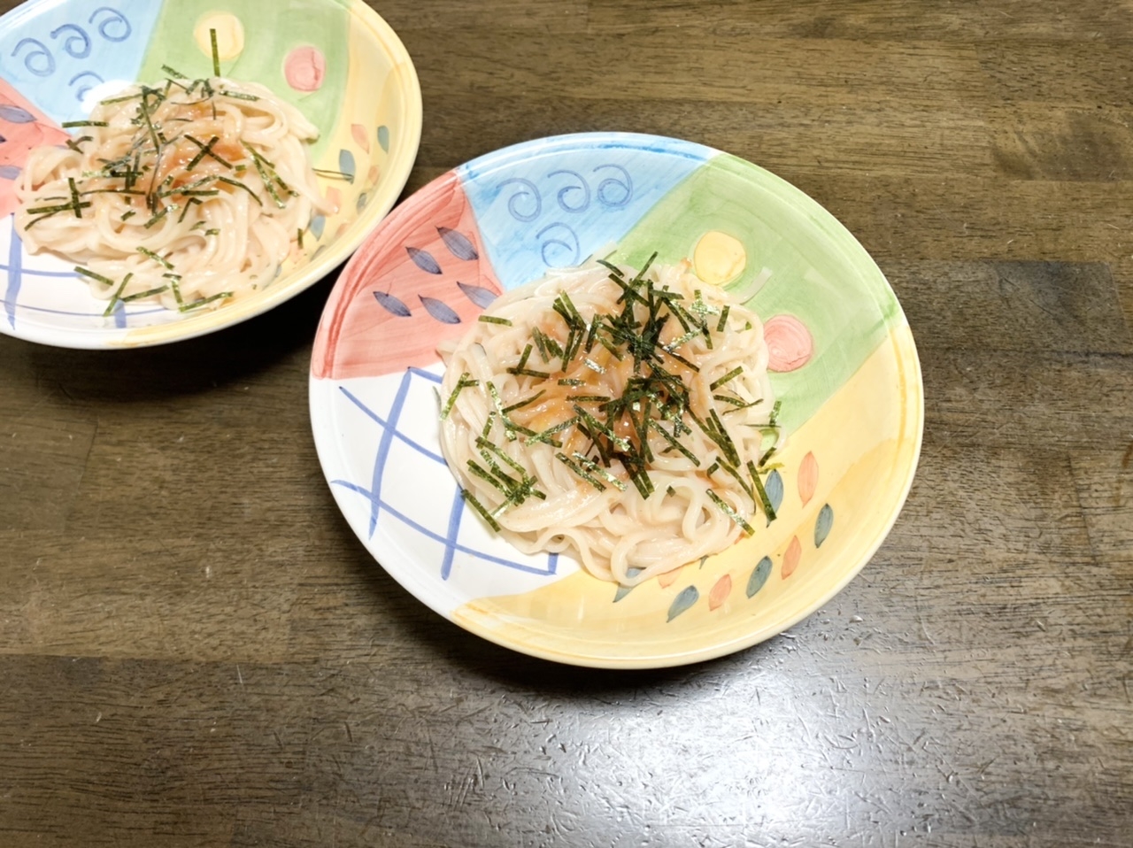 うどんレシピ　明太子うどん