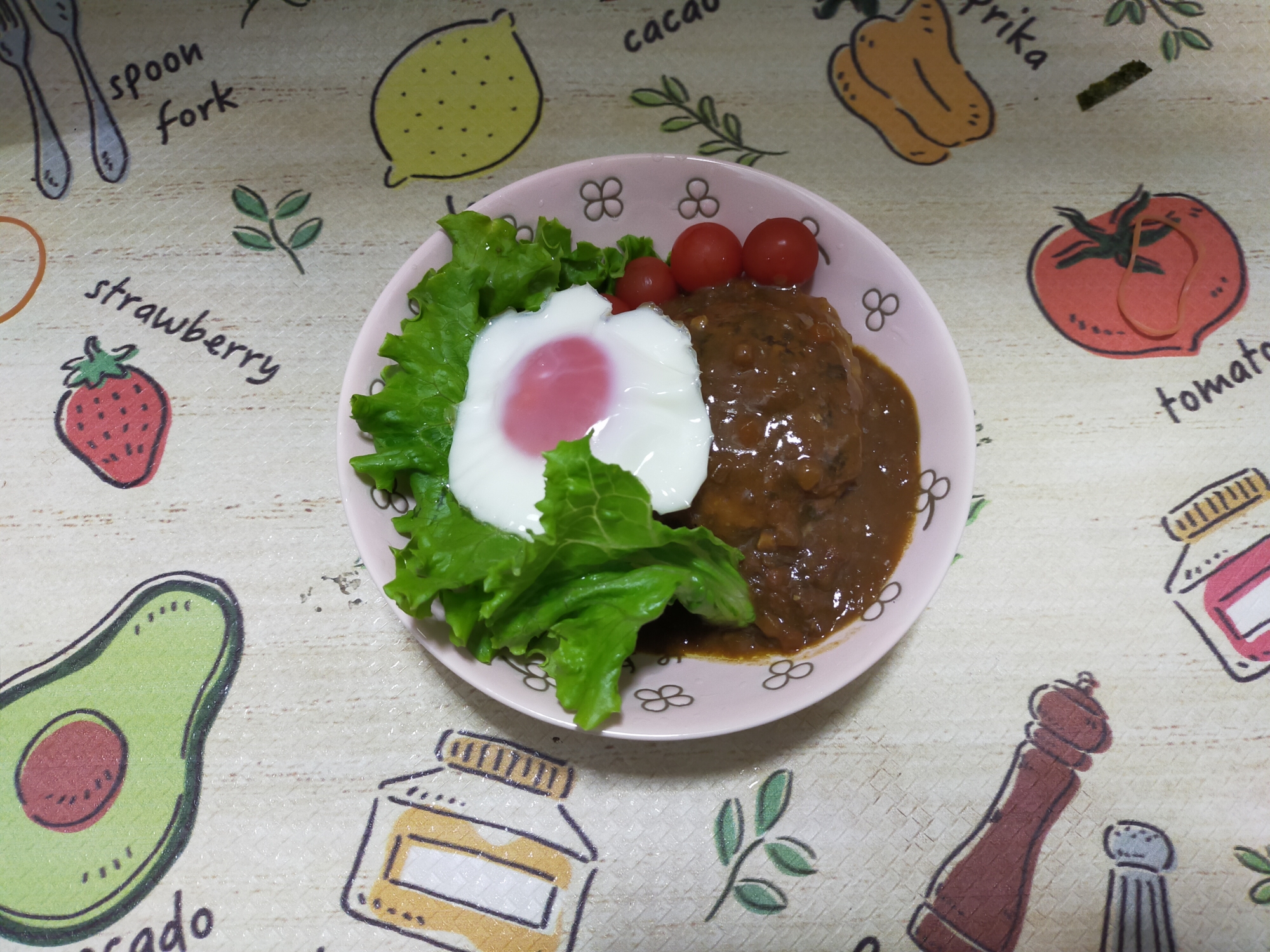 火を使わない～✨お手軽ロコモコ丼♪ランチやお弁当に