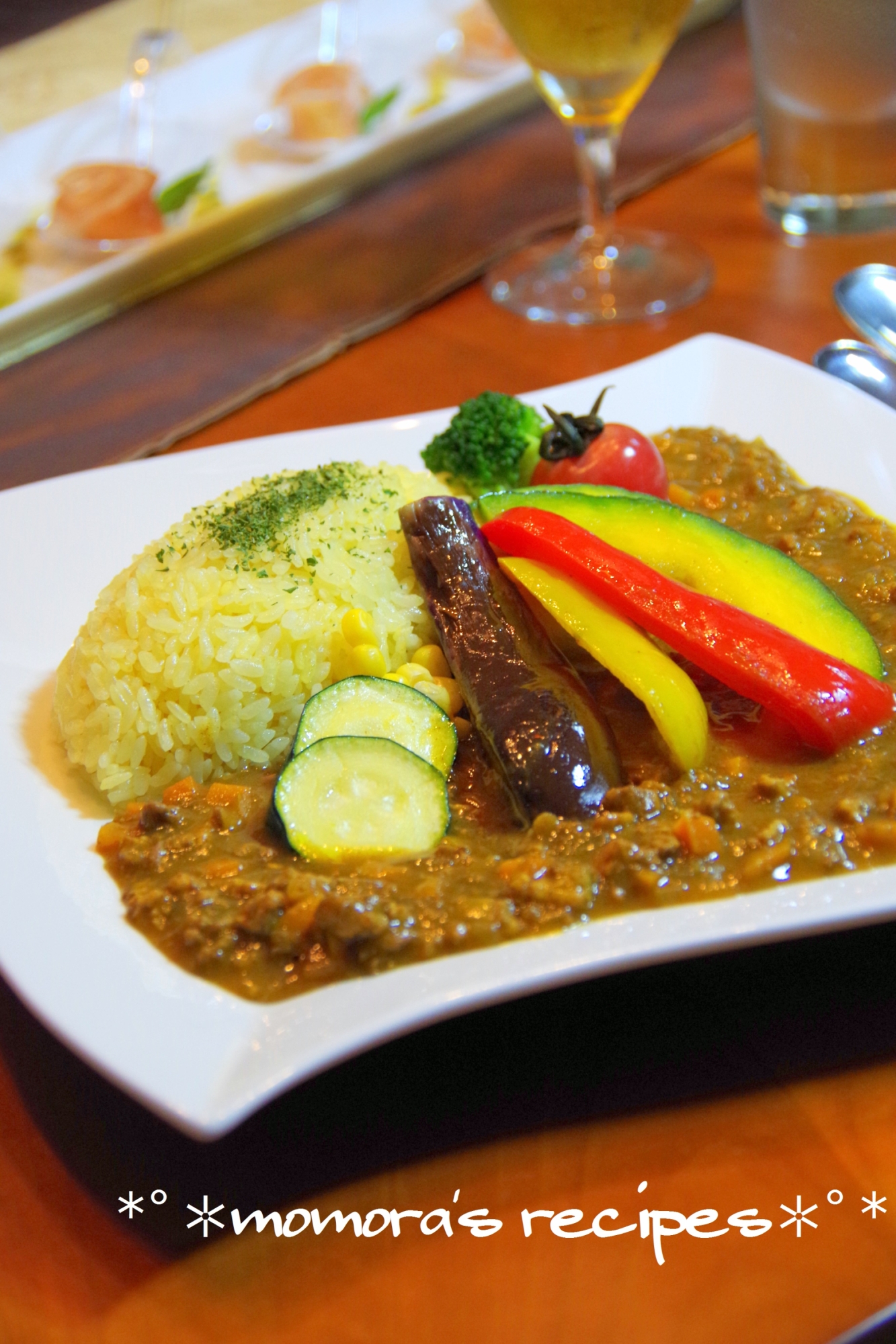 野菜たっぷりのキーマカレー