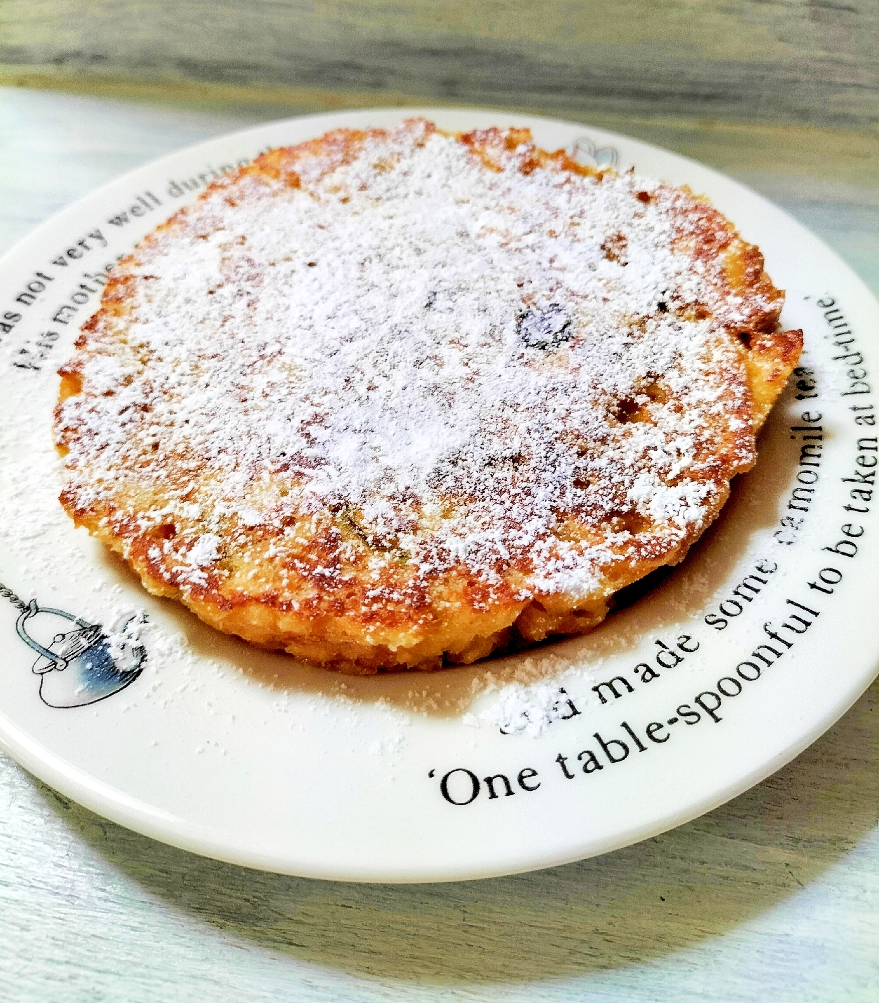 食べきり♡切り落としたパン耳でパンケーキ