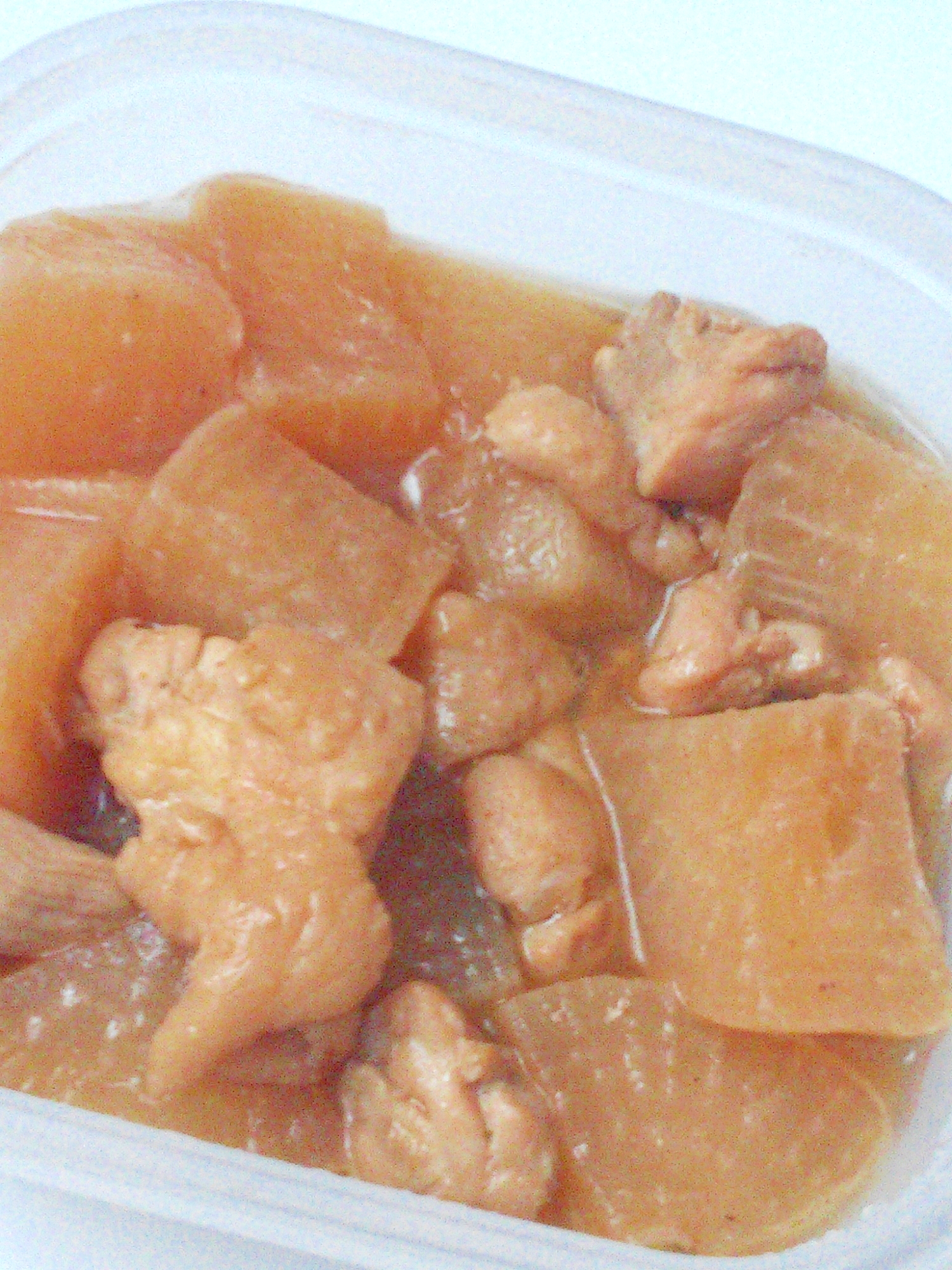 冷凍大根で時短 簡単 鶏もも肉と大根の煮物 レシピ 作り方 By みずたまsweet 楽天レシピ