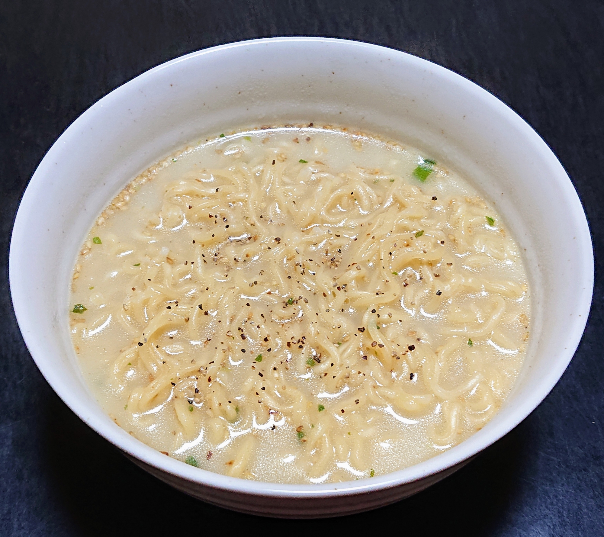 インスタントで☆ミルク塩ラーメン