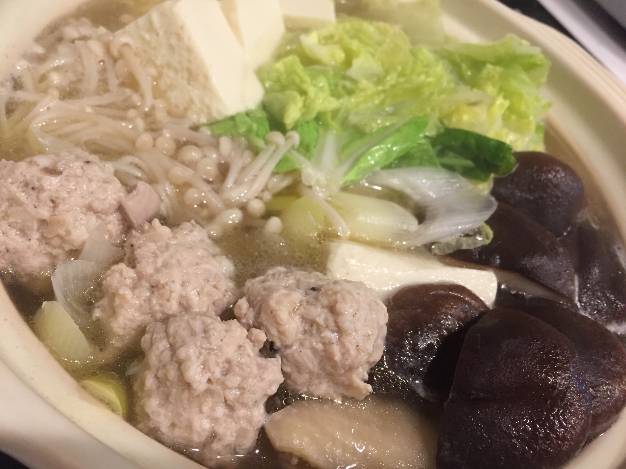 卵なしで簡単！お鍋に入れる☆とりつくね☆