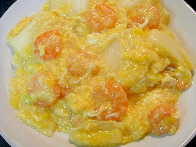 白菜とエビの卵とじ レシピ 作り方 By Mint74 楽天レシピ 白菜とエビの卵とじ レシピ 作り方 By Mint74 楽天レシピ