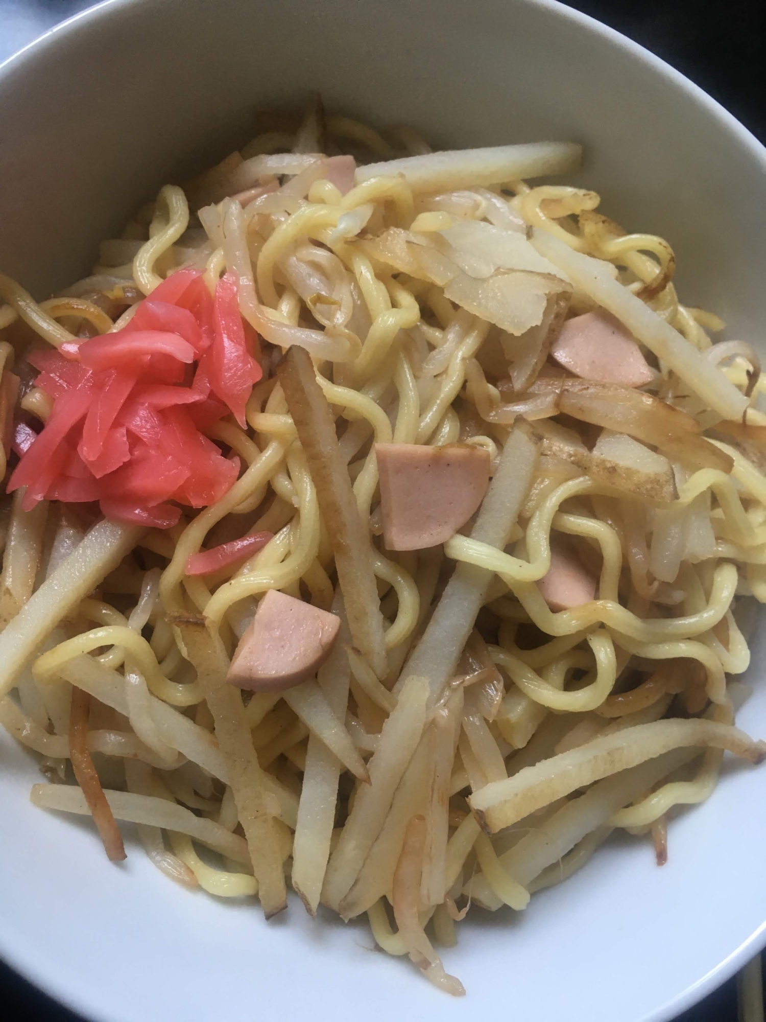 じゃがいもの焼きそば