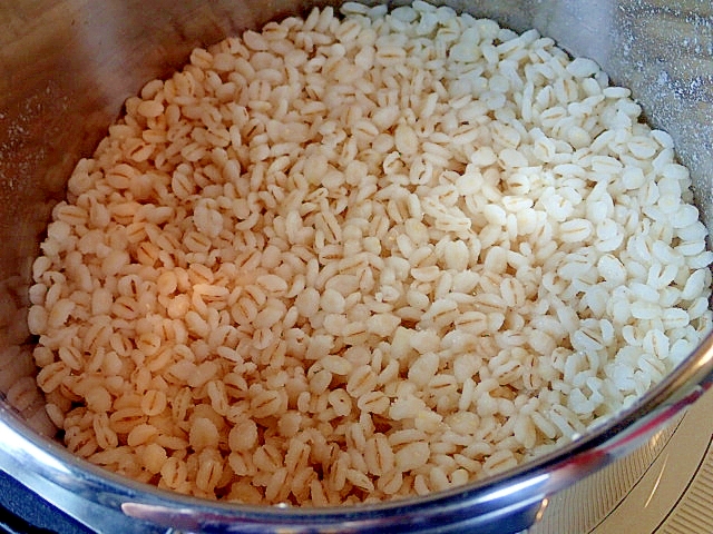 圧力鍋で ふっくら押し麦 レシピ 作り方 By ぷ みぃまま 楽天レシピ