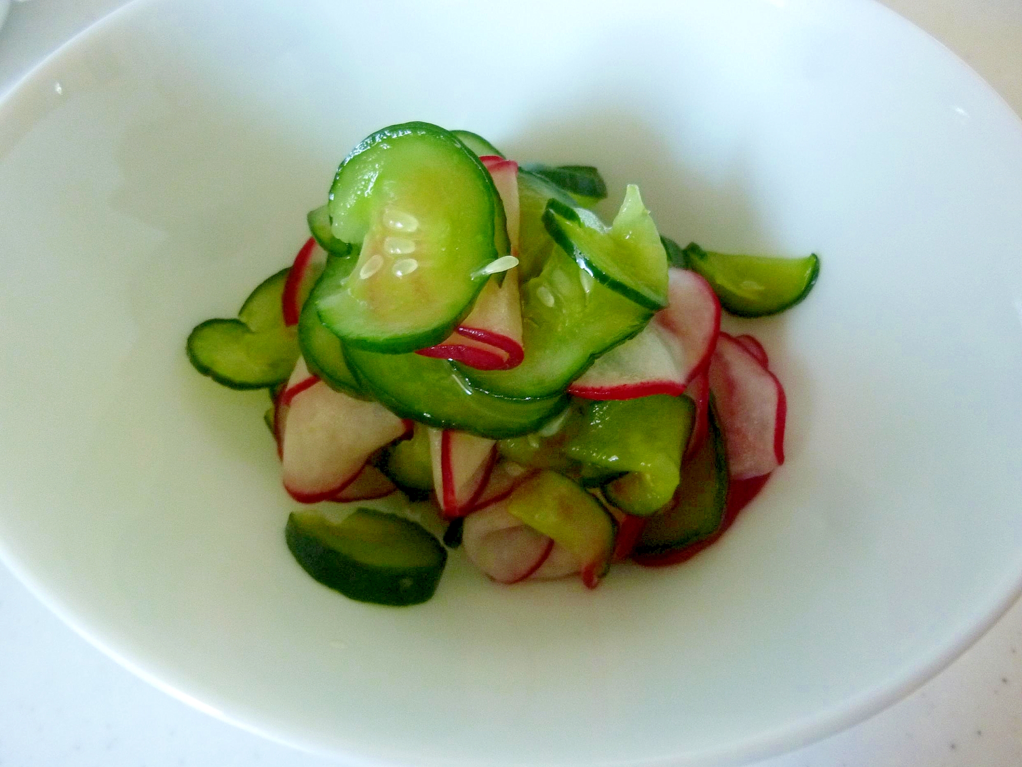 きゅうりとラディッシュの酢の物 レシピ 作り方 By げんきノンタン 楽天レシピ