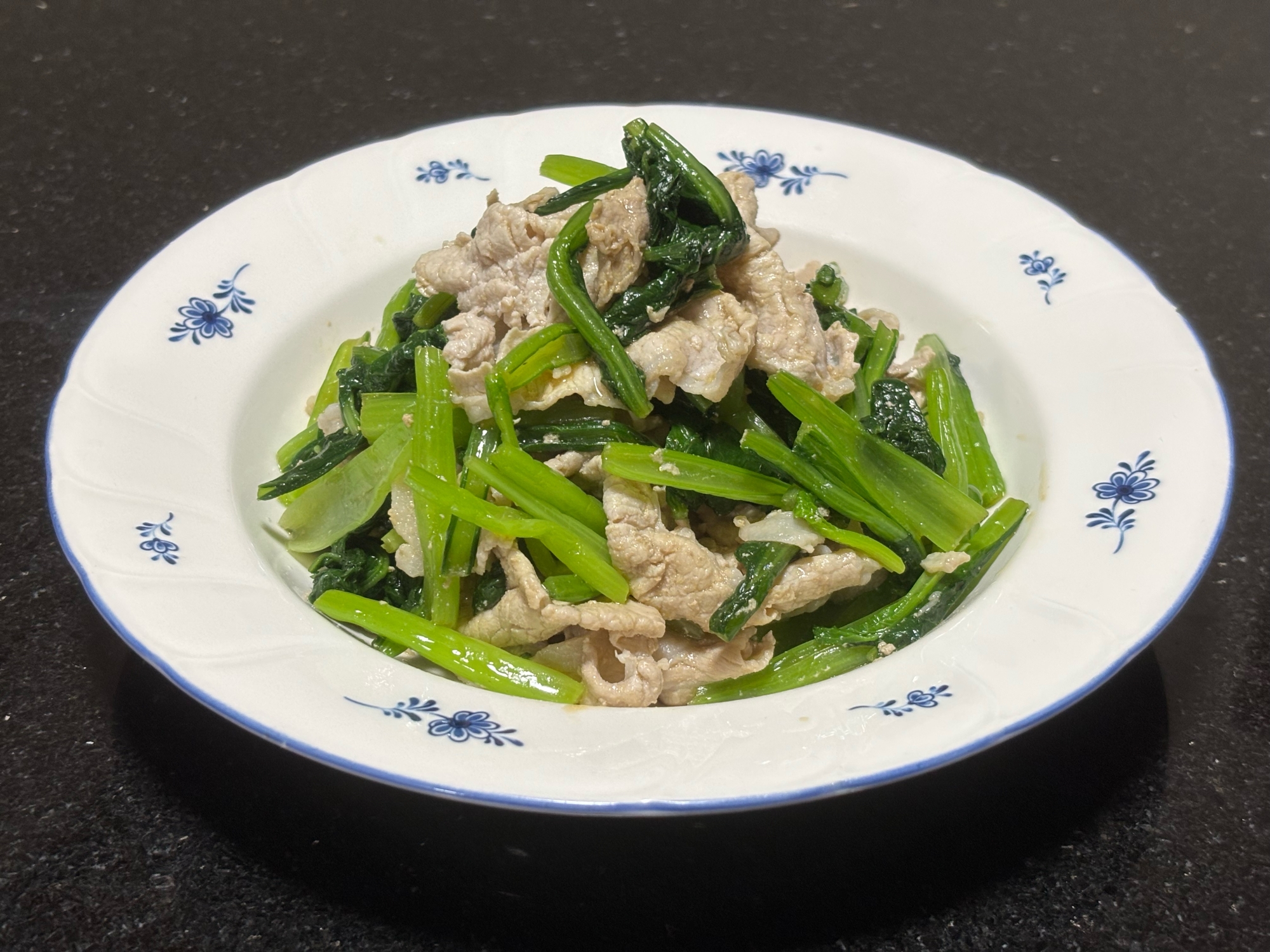 豚肉と小松菜のサッパリ和え