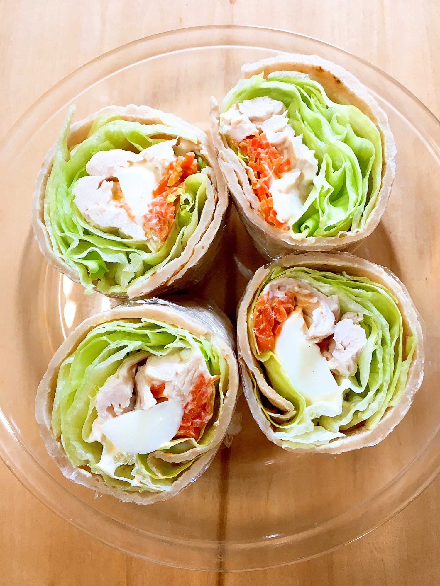 タイのピーナッツココナッツチキンレタスラップのレシピ