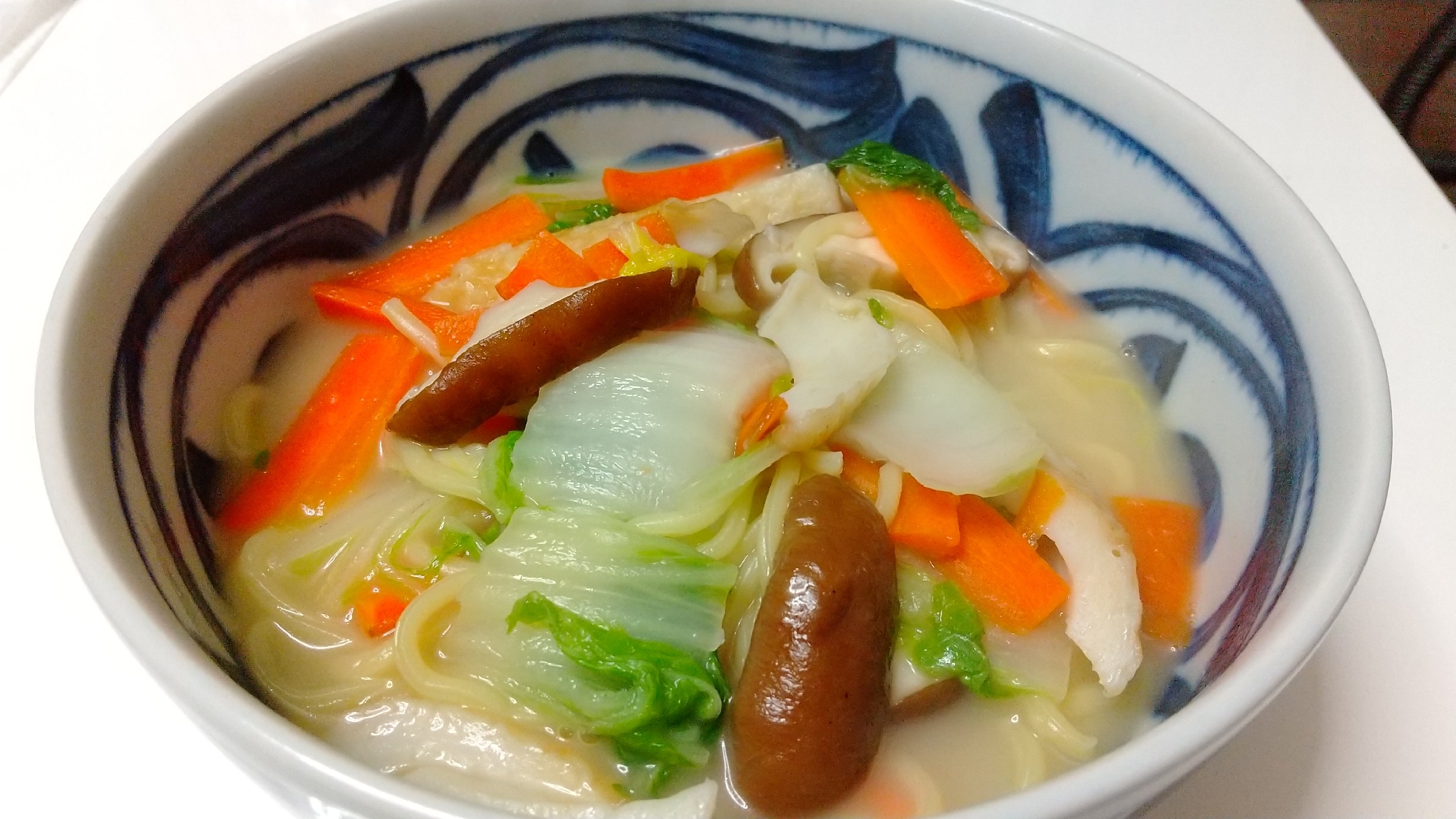 白菜入りチャンポン麺