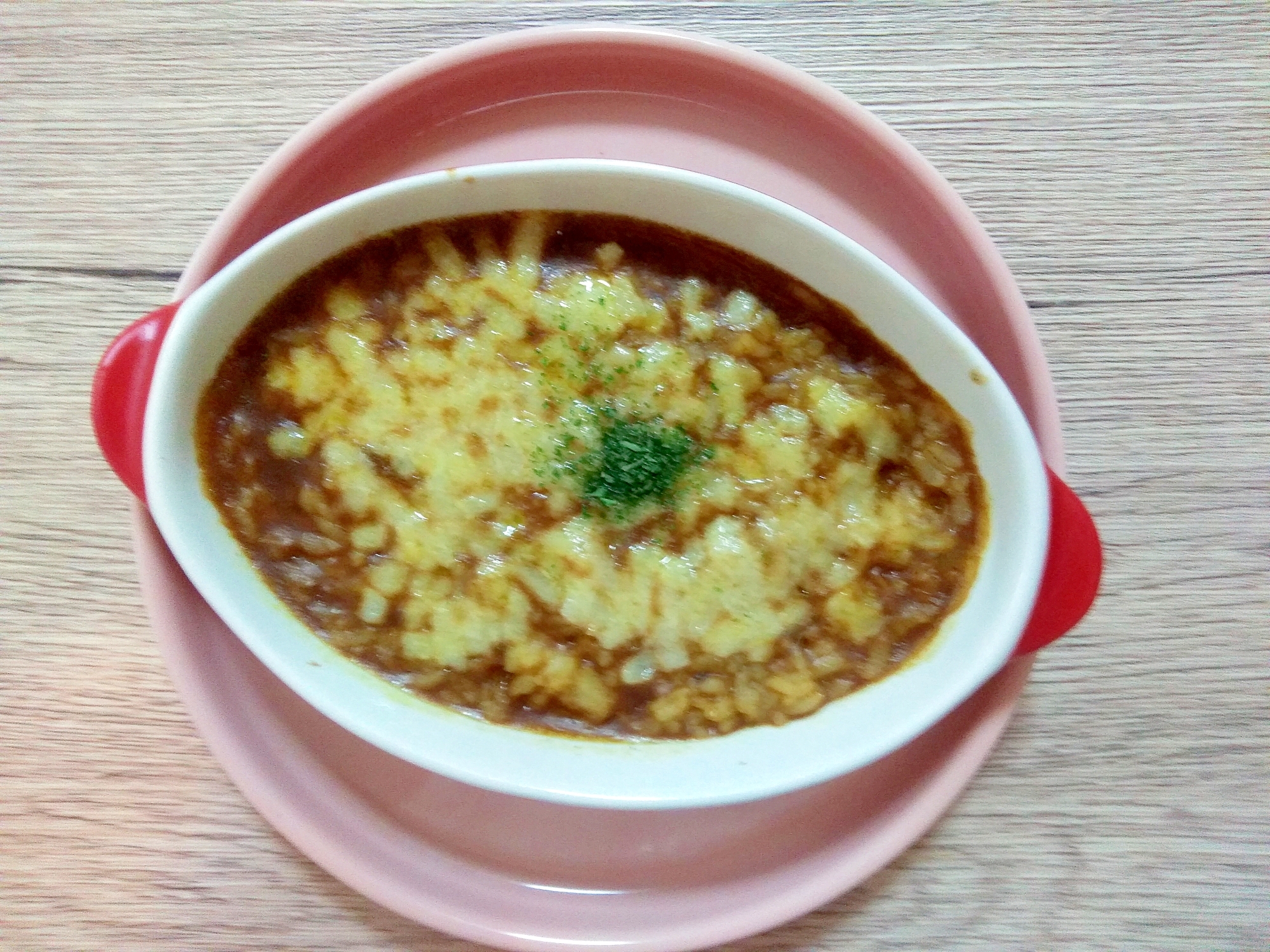 リメイク！カレー南蛮の汁でドリア