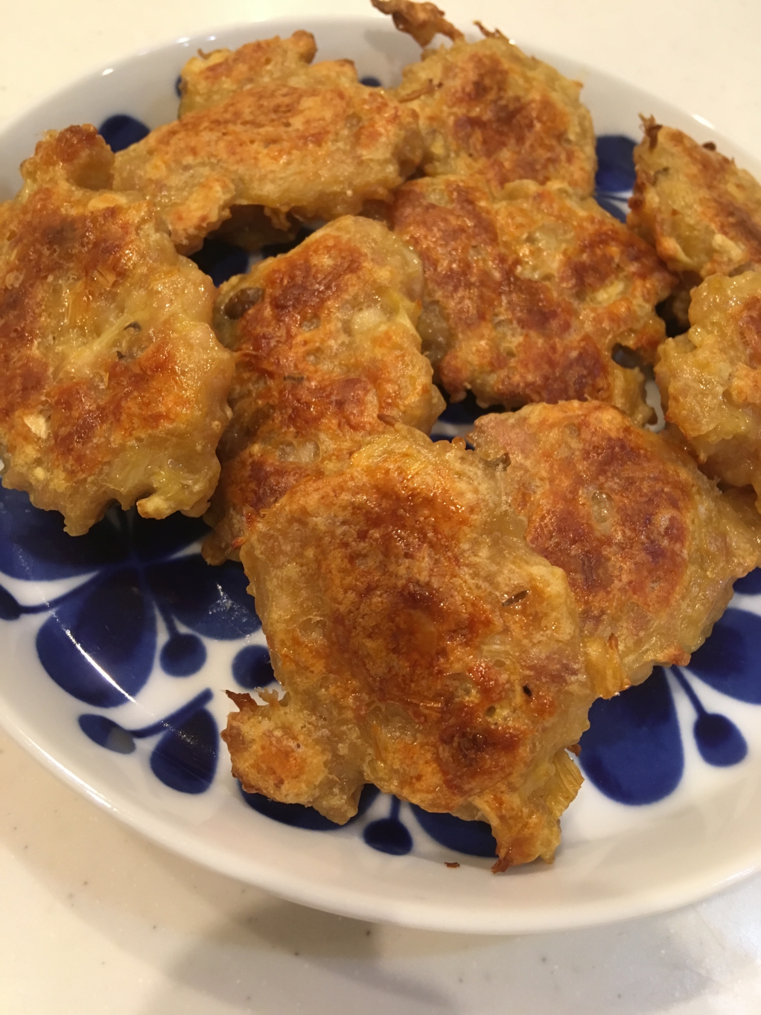 ヘルシオで鶏肉とえのきのハンバーグ