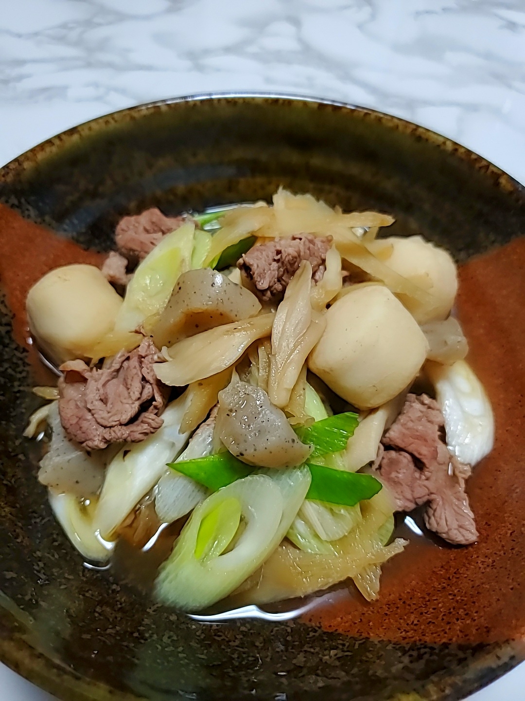 にんにく醤油の芋煮