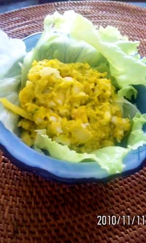 手抜きで楽チン　オイマヨ　かぼちゃサラダ