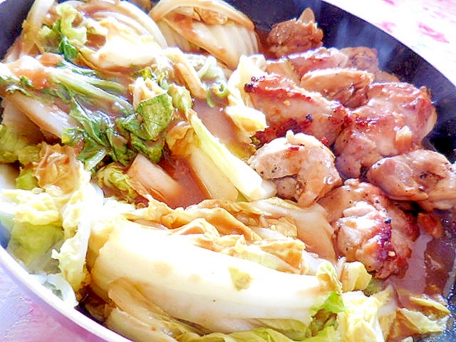 ❤白菜とスパイス鶏のカレー鍋❤