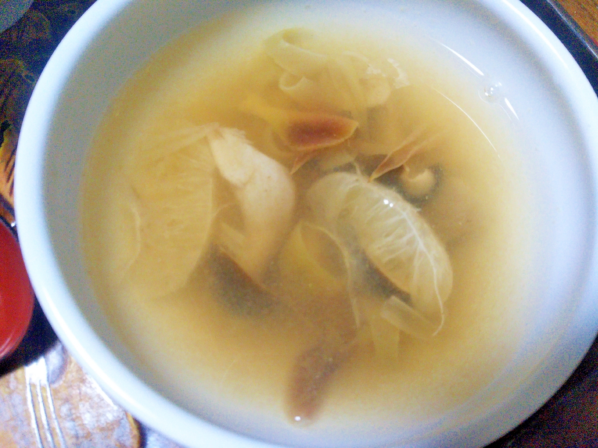 すだち香る♡でっこいしめじ&茗荷のお吸い物