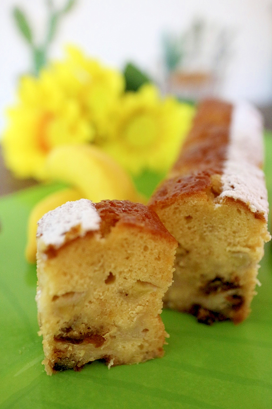 バナナとデーツのパウンドケーキ レシピ 作り方 By ミニデレラ 楽天レシピ