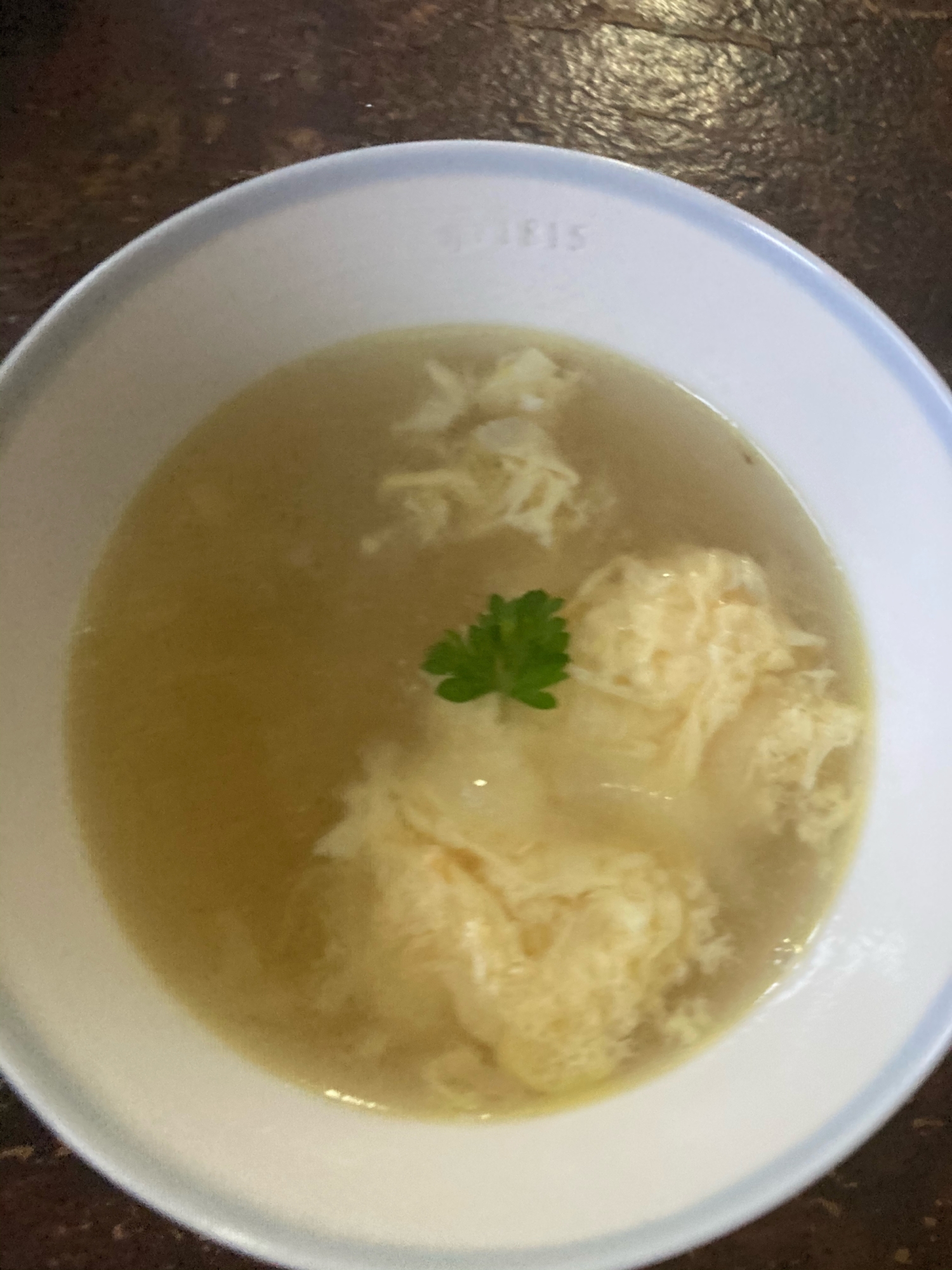 簡単洋風卵スープ