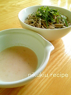 簡単おいしい！くるみ味噌だれでざるそば