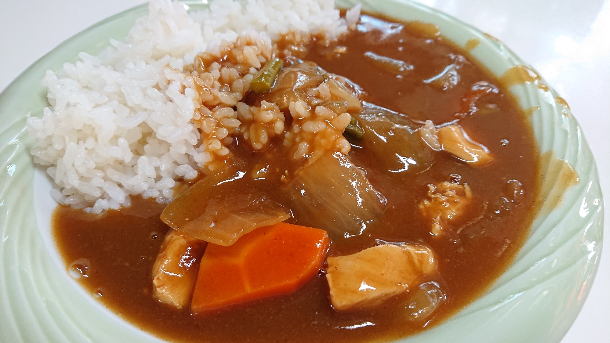 鶏ささみ入り夏野菜カレー＊