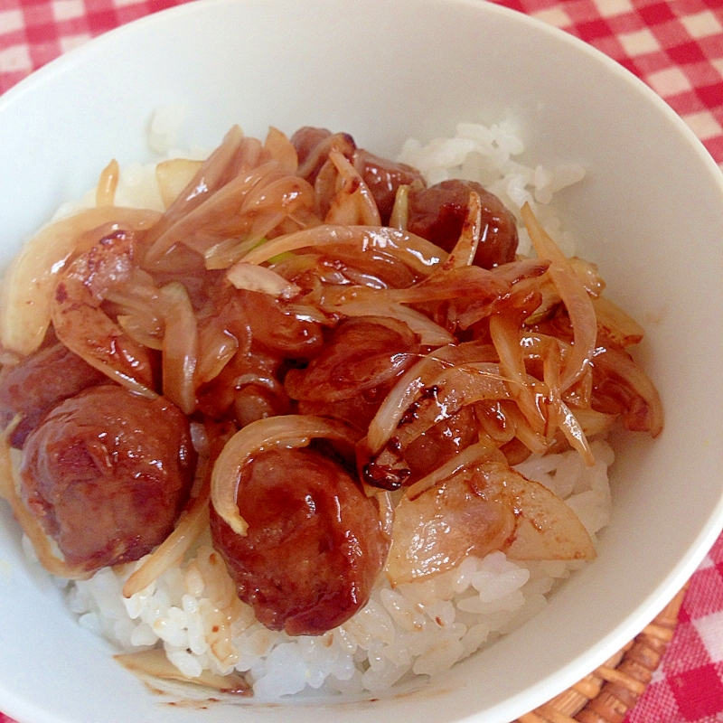 簡単！ミートボール丼★