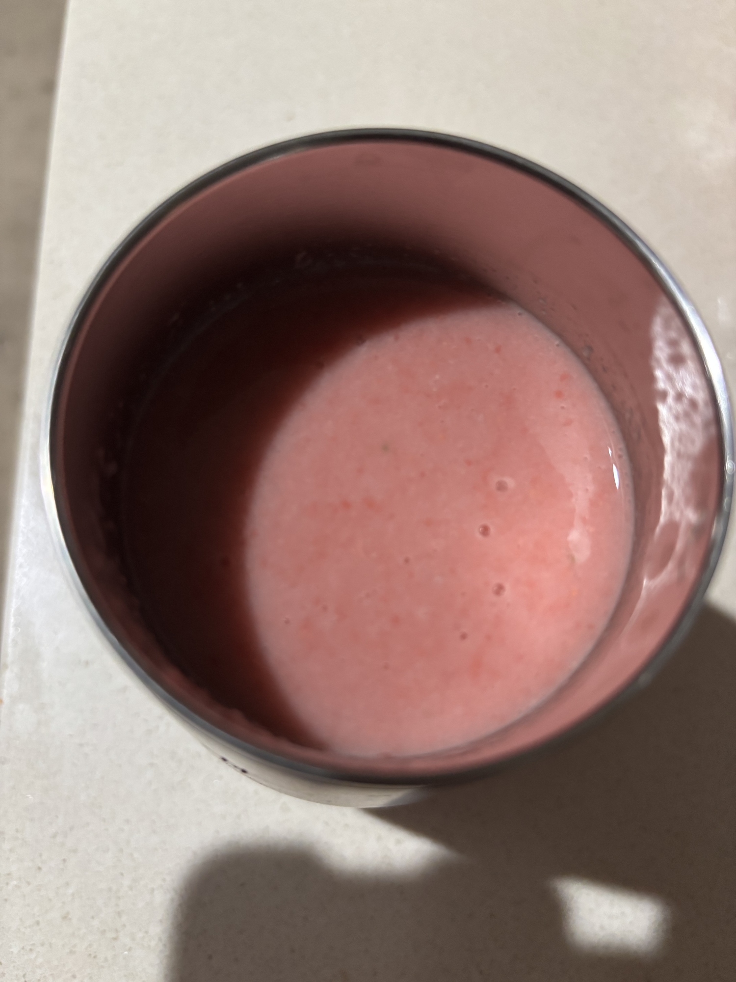 グアバとココナッツミルクでジュース