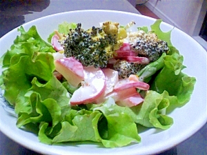 ラディッシュとブロッコリーのユズマヨ和え♪