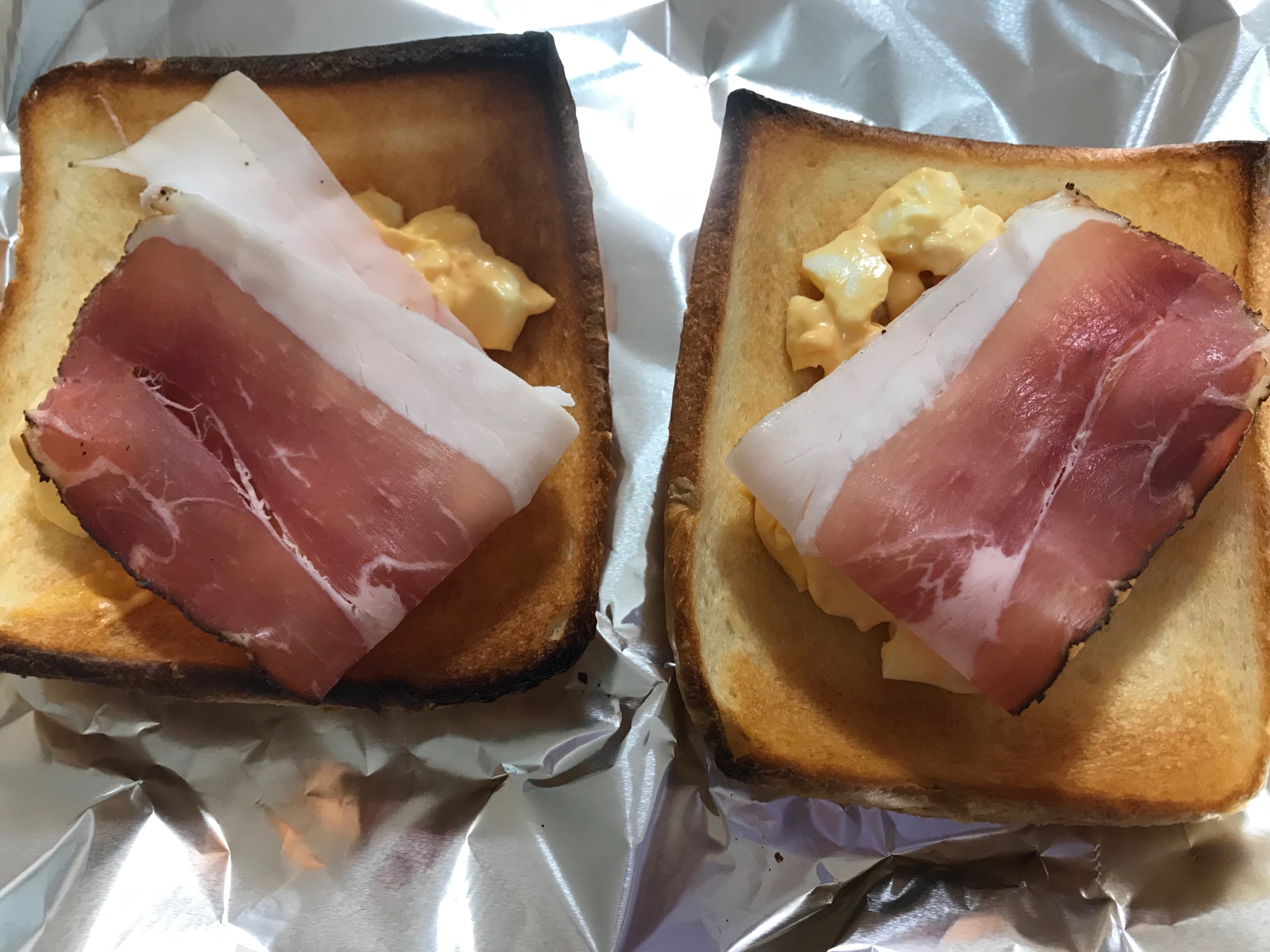 生ハムと卵のトースト レシピ 作り方 By You花凛 楽天レシピ 生ハムと卵のトースト レシピ 作り方 By You花凛 楽天レシピ