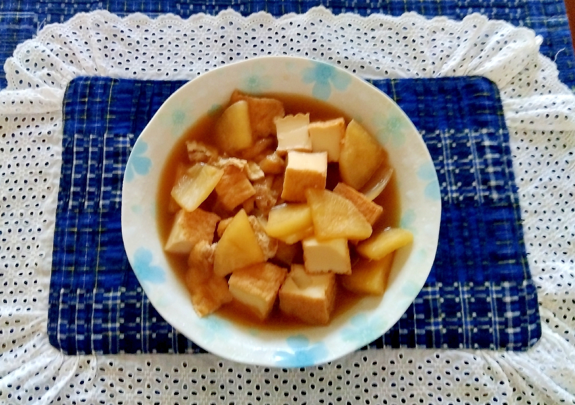 大根とあげの煮物